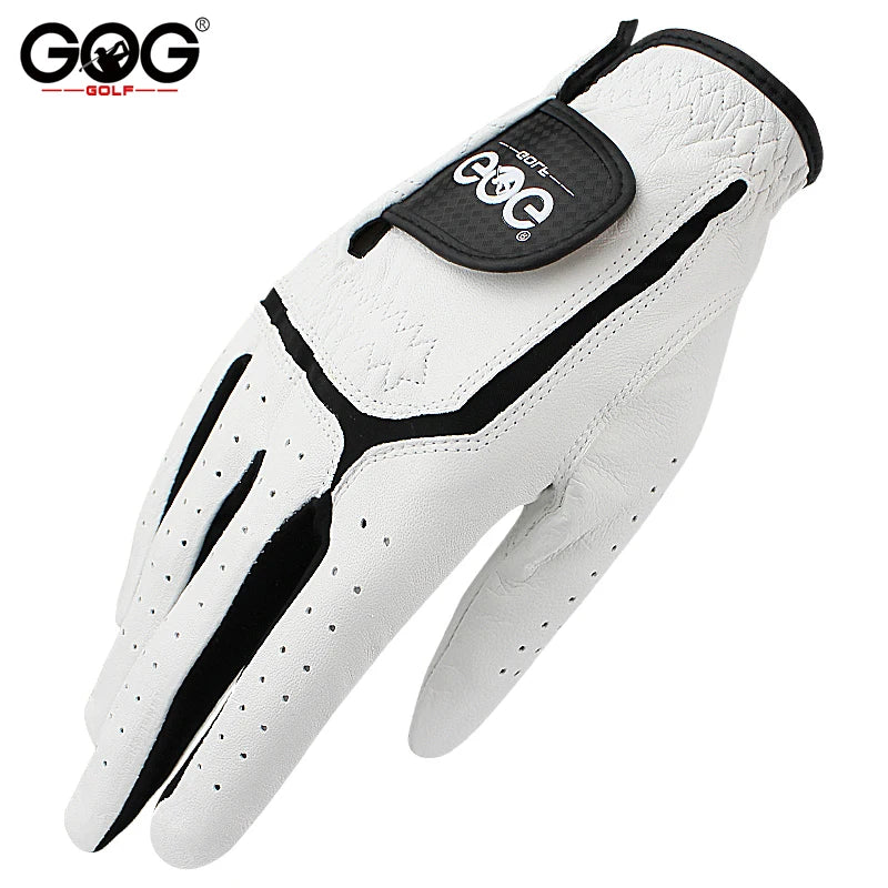 Men's Premium Sheepskin Leather Golf Gloves – Genuine Leather with Lycra & Reinforced Palm