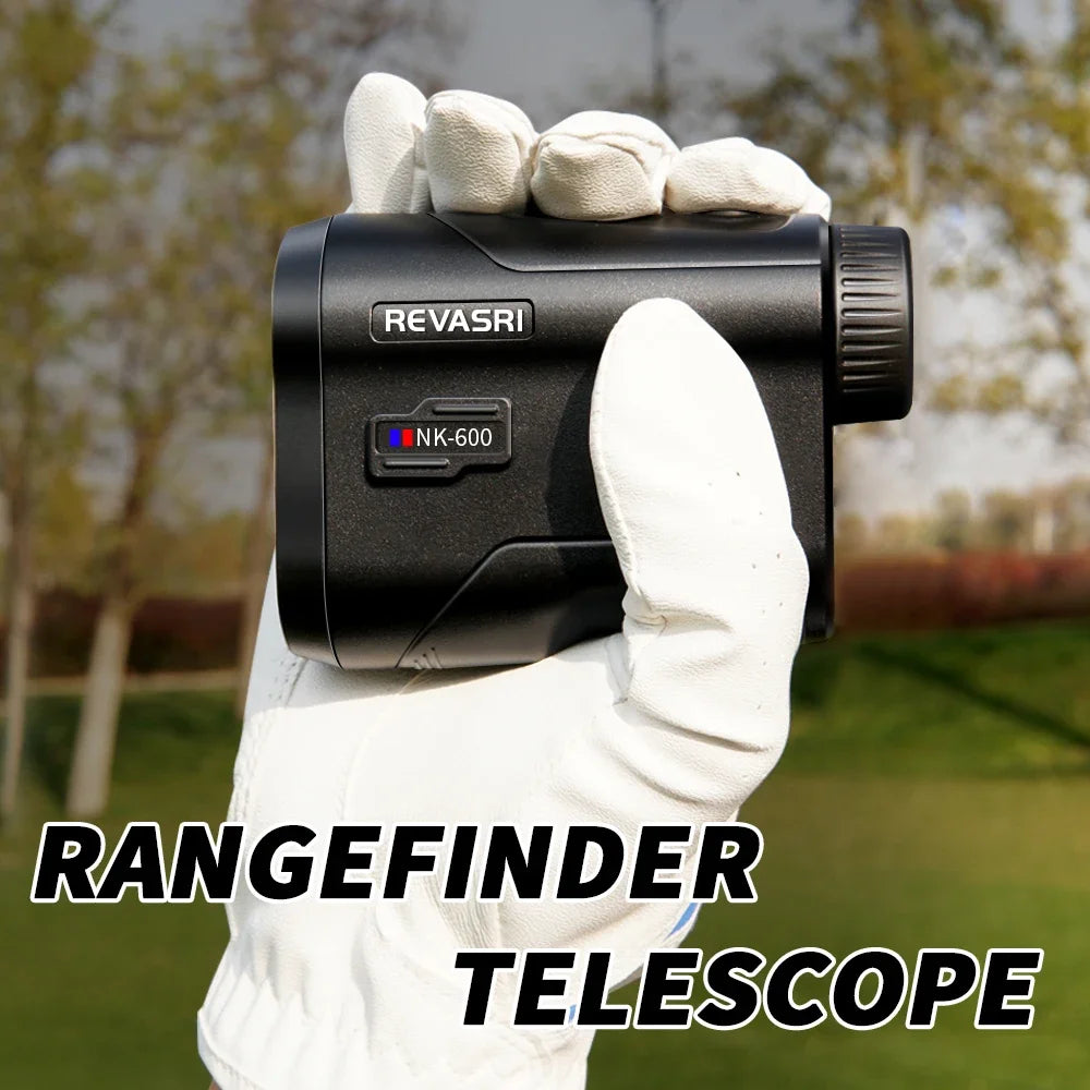 REVASRI 600M Golf Laser Rangefinder with Slope Compensation & Flag Lock