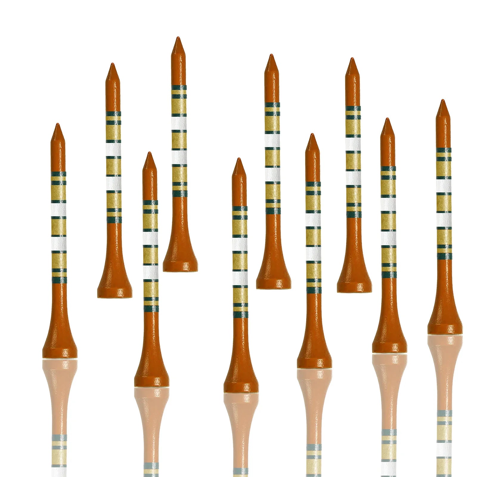 50 Pack Bamboo Golf Tees – 3.25" & 2.75" Durable Practice Tees