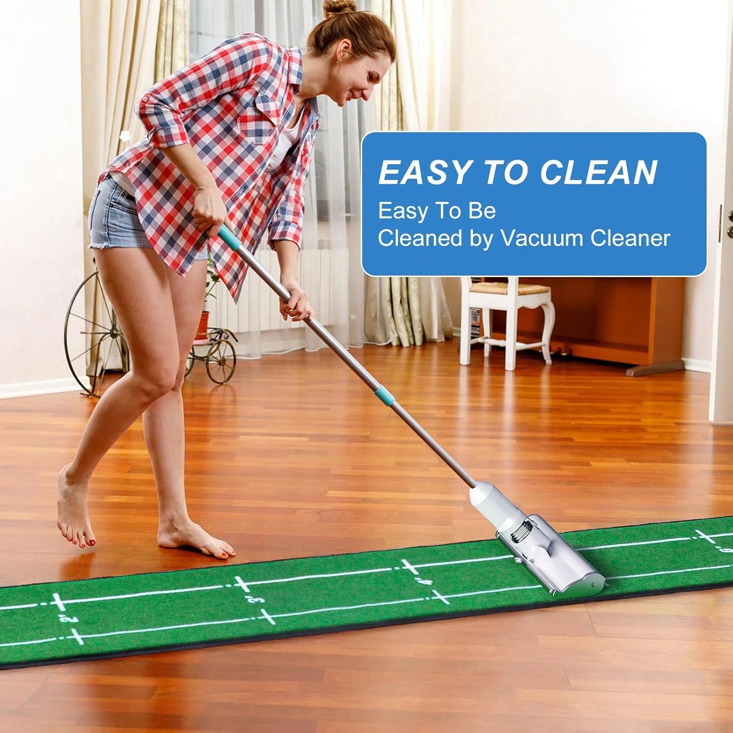 Professional Golf Putting Mat – Indoor/Outdoor with Distance Markers