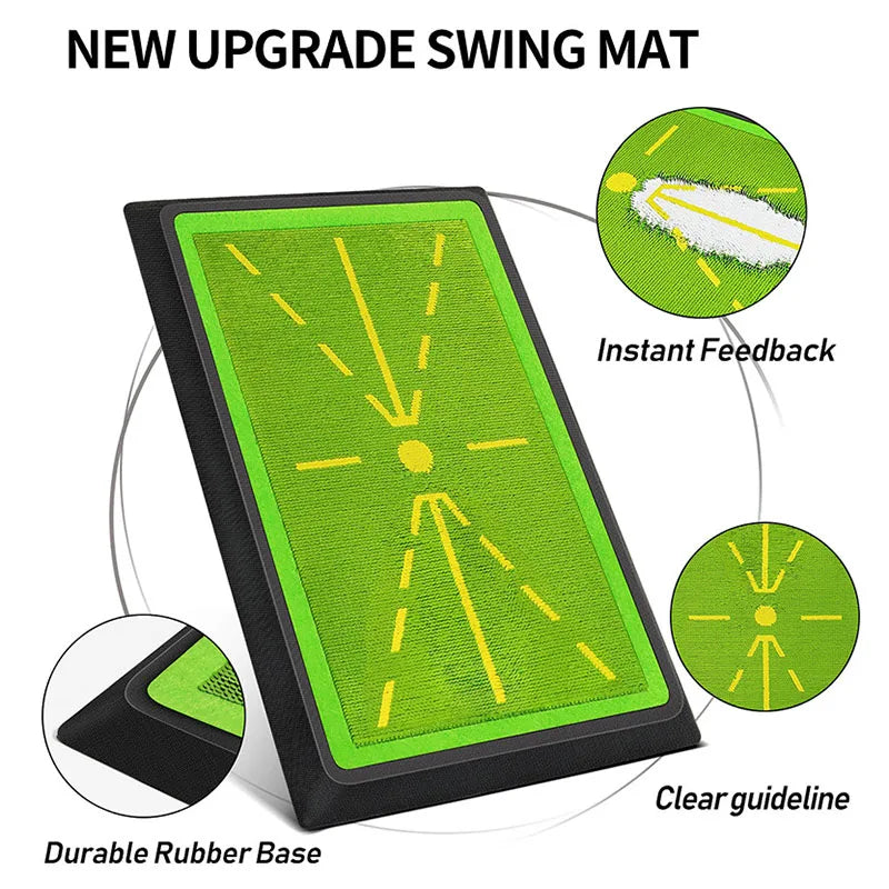 PGM Golf Swing Path Training Mat – Ball Trace & Alignment Aid