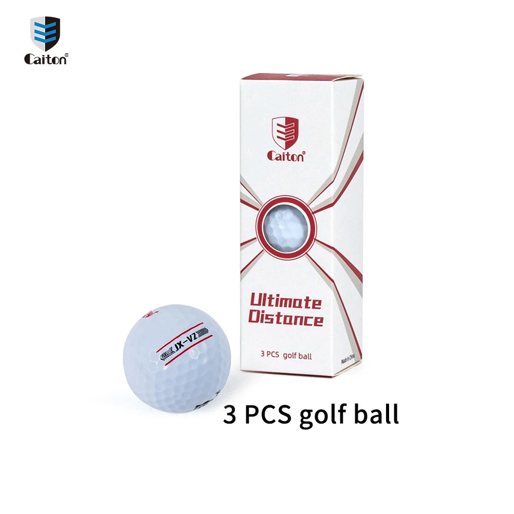 Caiton 12/6/3 Pack Premium Distance Golf Balls – Double Core, Soft Feel