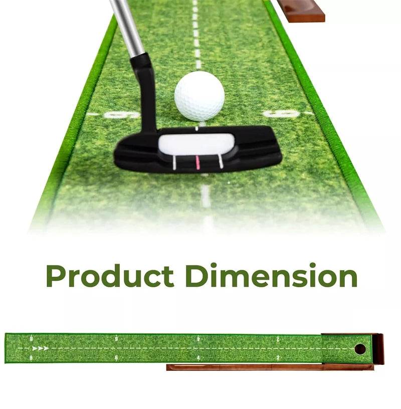 Putting Green Mat with Automatic Ball Return – Indoor & Outdoor Use