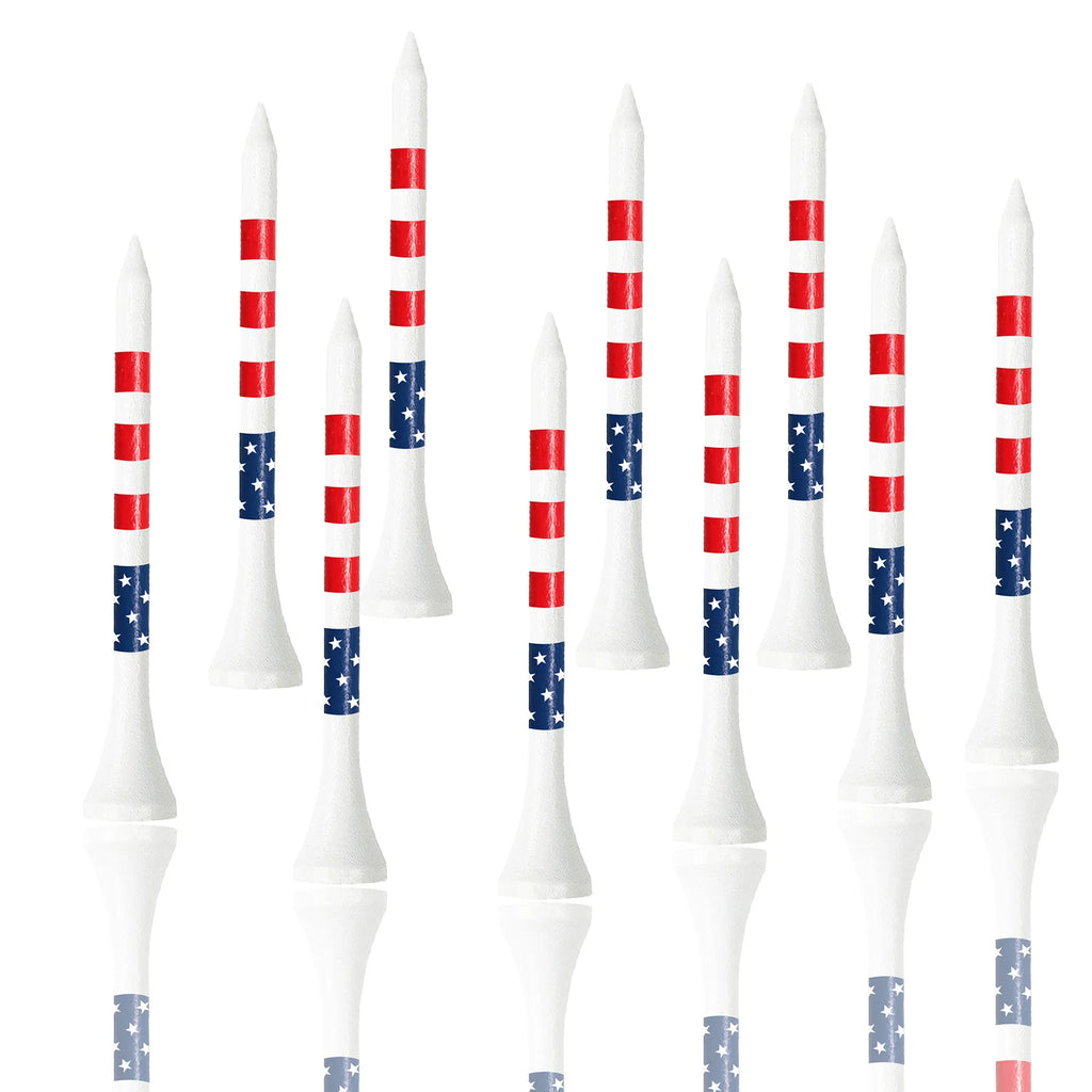 50 Pack Bamboo Golf Tees – 3.25" & 2.75" Durable Practice Tees