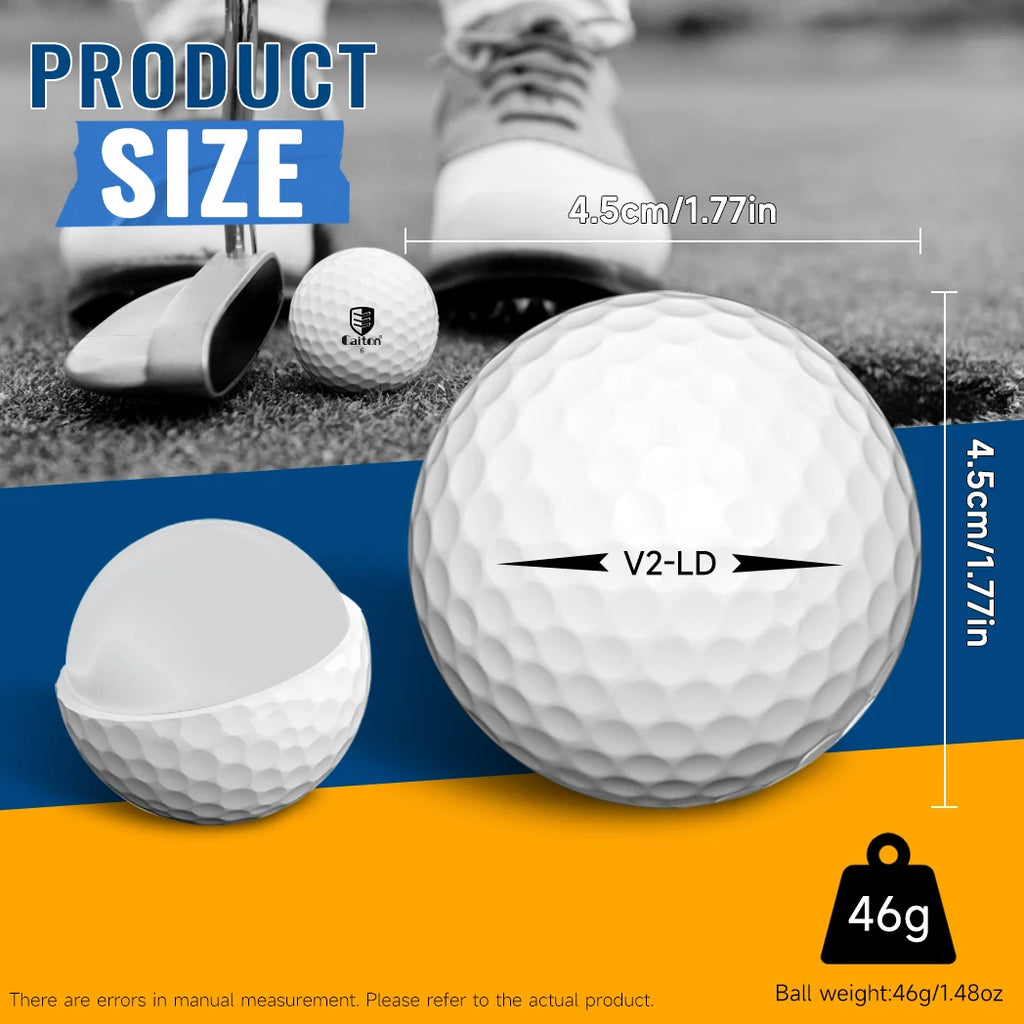 Caiton 50 Pack 2-Layer Golf Balls – Distance & Spin Performance