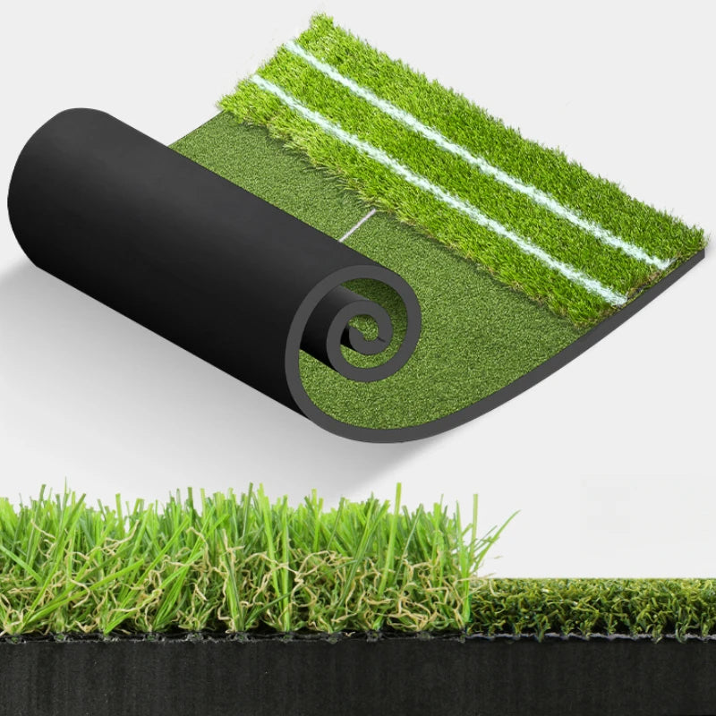 Golf Strike Mats Auxiliary Line Guide 1.2x1.5m Outdoor Swing Pad