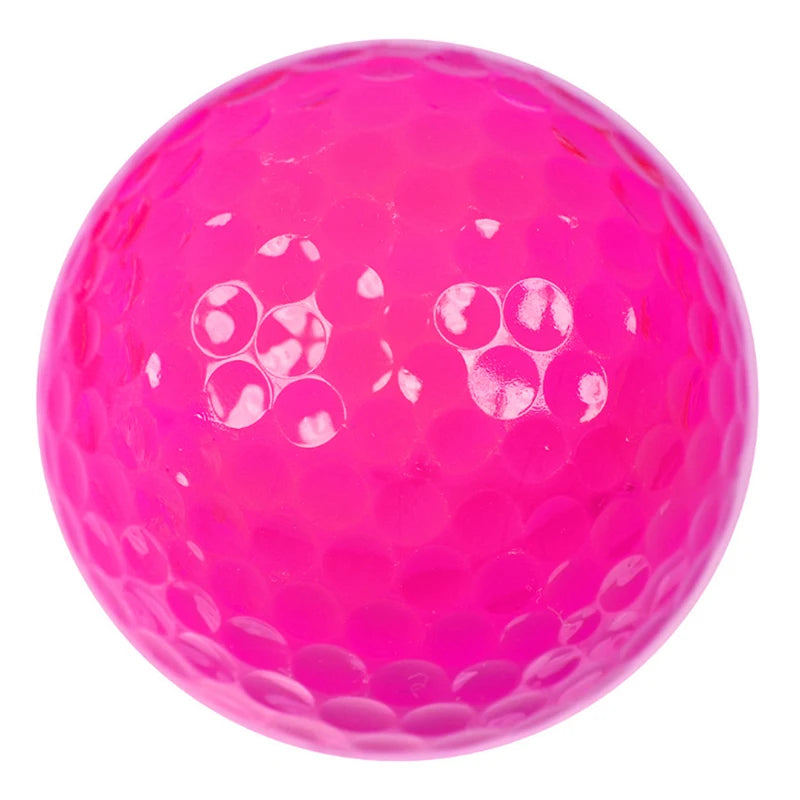 6 Pack Multi-Colored Practice Golf Balls – Novelty Gift Set