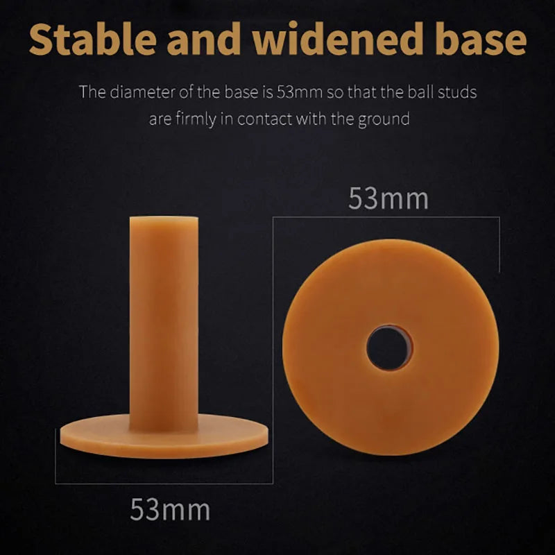 4-Pack Rubber Golf Tee Holders – Beginner Practice Tees
