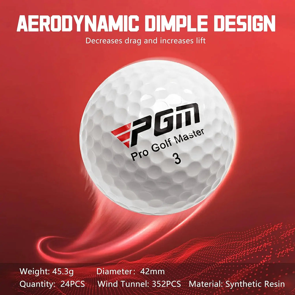 3-Layer Premium Performance Golf Balls – Distance + Accuracy