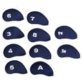 10-Pack Golf Club Head Covers – Iron & Putter Headcovers