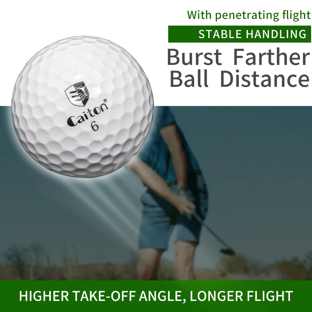 Caiton 50 Pack 3-Layer Golf Balls – Advanced Spin & Distance Control