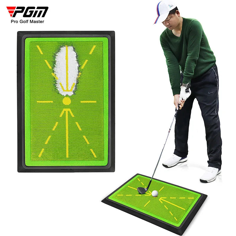 PGM Golf Swing Path Training Mat – Ball Trace & Alignment Aid