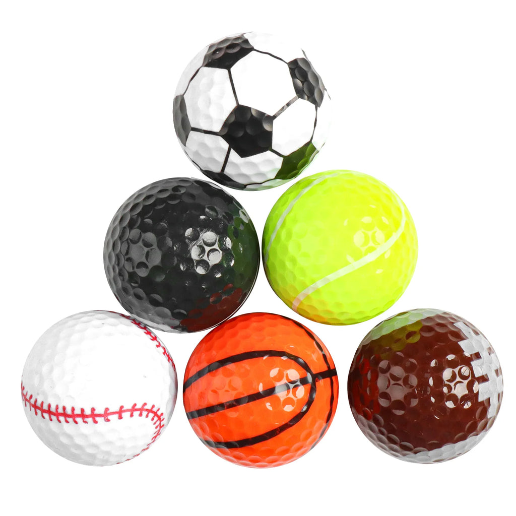 6 Pack Funny Novelty Golf Balls – Hilarious Gift Set