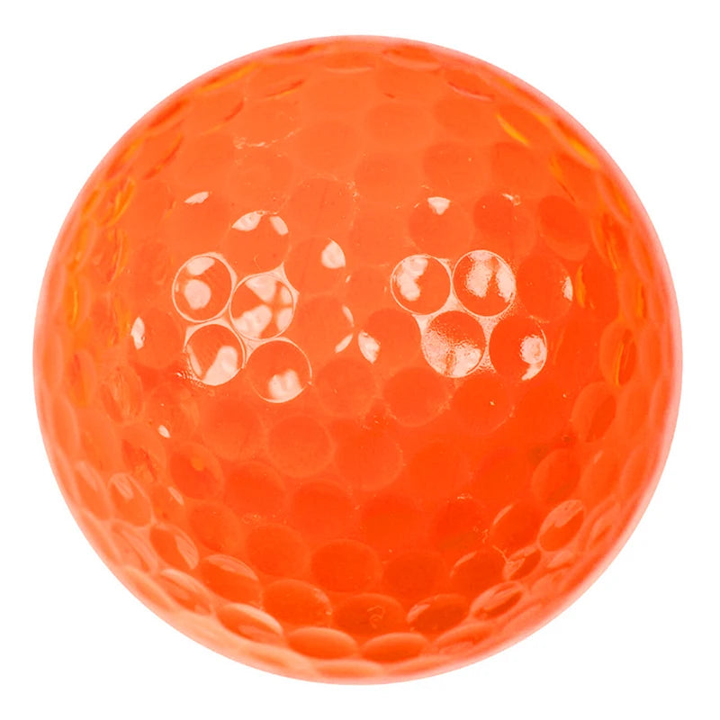 6 Pack Multi-Colored Practice Golf Balls – Novelty Gift Set