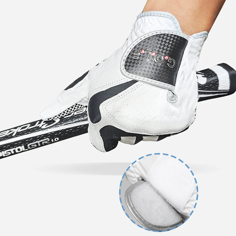 GVOVLVF Men's Golf Glove – Enhanced Grip, Left or Right Hand