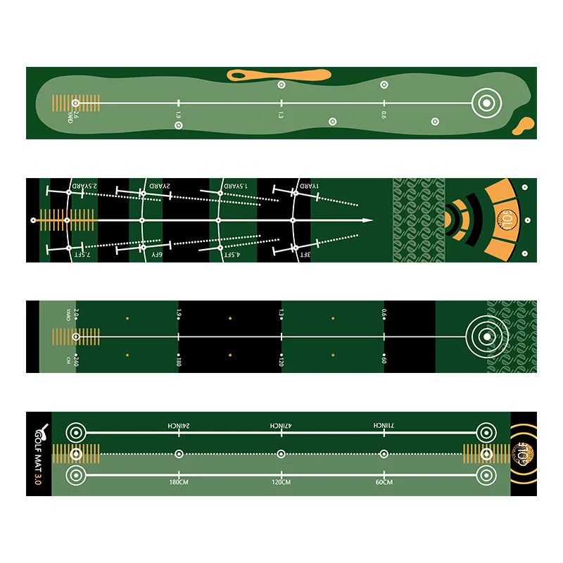 Golf Putting Mat 50x300cm – Portable Indoor & Outdoor Practice Carpet