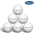 Caiton 100 Pack 2-Layer Golf Balls – 332 Dimples – Max Distance & Durability