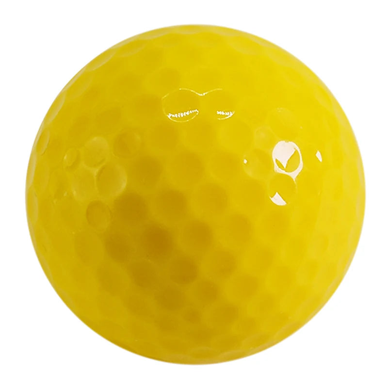 6 Pack Multi-Colored Practice Golf Balls – Novelty Gift Set