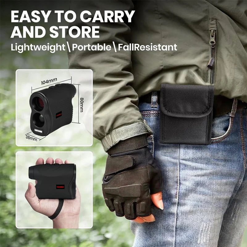 1500M Golf & Hunting Rangefinder – 600M/900M/1200M/1500M Range