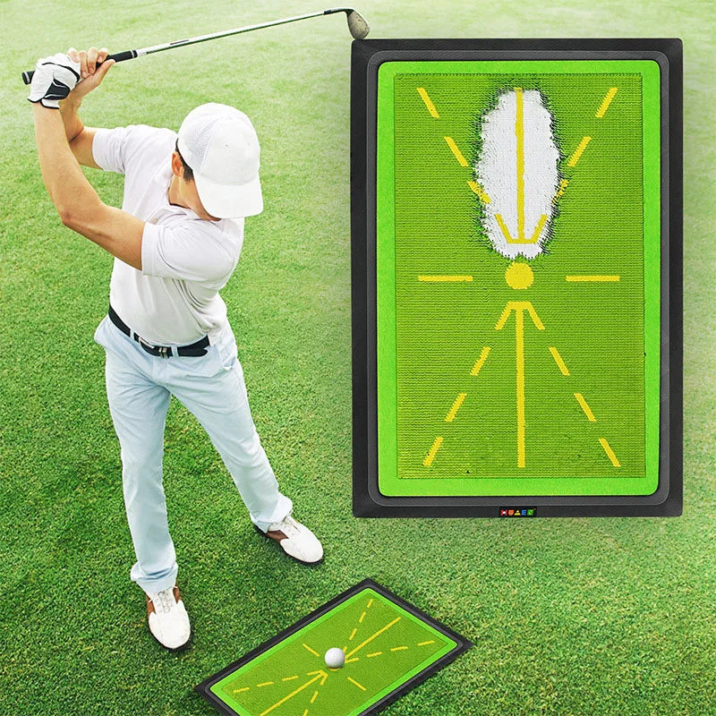 PGM Golf Swing Path Training Mat – Ball Trace & Alignment Aid