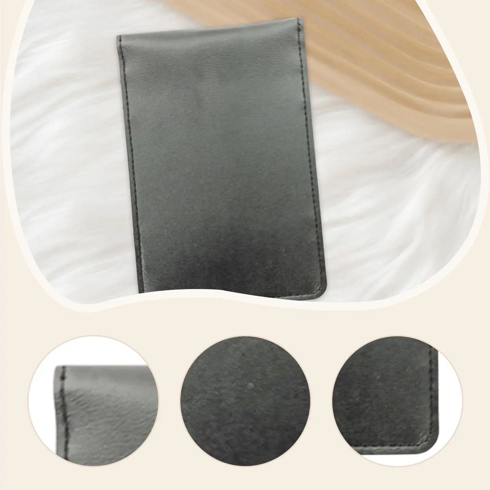 Leather Golf Scorecard Holder with Pencil – Score Counter Book