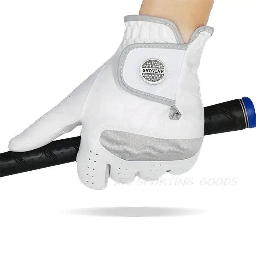 Men's Golf Glove – Microfiber Breathable Fabric with Magnetic Ball Marker