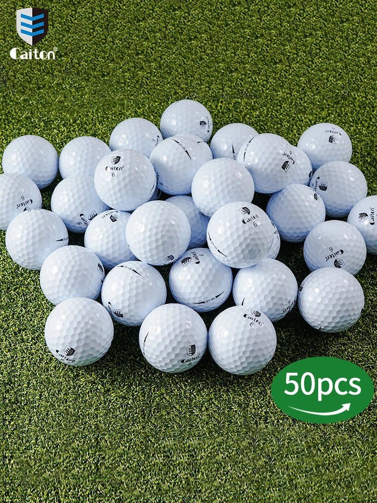 Caiton 50 Pack 3-Layer Golf Balls – Advanced Spin & Distance Control