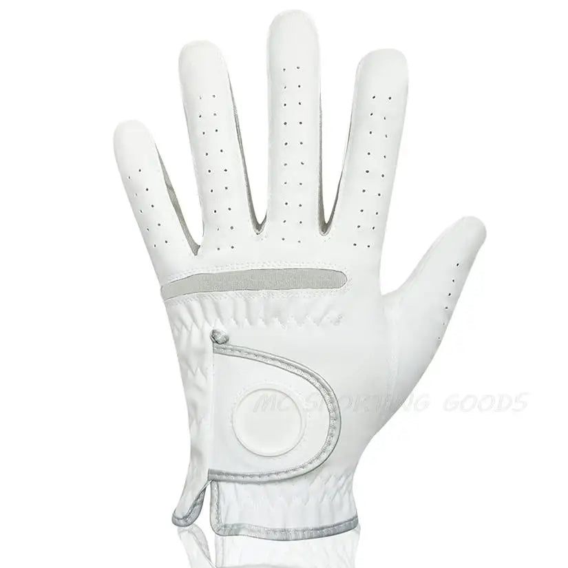 Men's Golf Glove – Microfiber Breathable Fabric with Magnetic Ball Marker