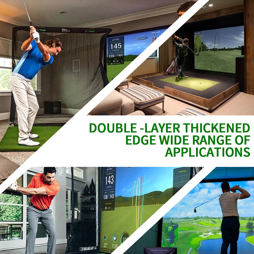 Caiton HD Golf Impact Screen – Silent, Tear-Resistant & Easy Setup